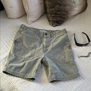 Outerknown men’s organic cotton casual shorts,33”